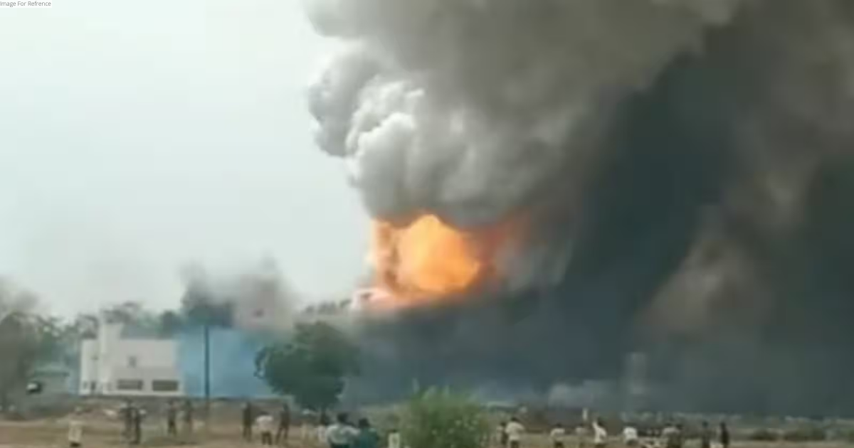 Fire breaks out at firecracker company in Gujarat's Aravalli